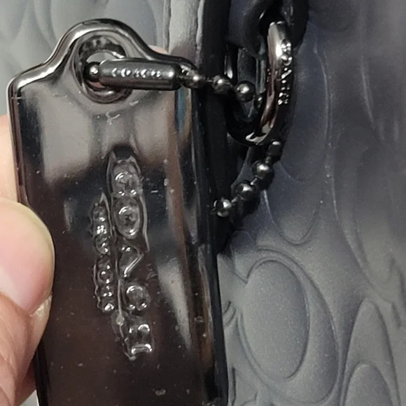 😍 Coach Signature Leather Designer Shoulder Purse Laptop Work Bag NWT - Picture 5 of 11